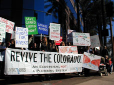 Marching for the Grand Canyon through downtown Phoenix



